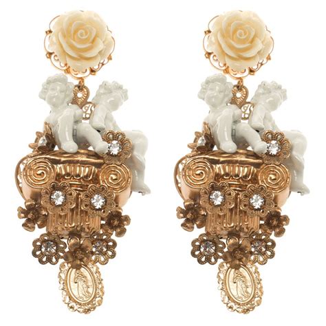 dolce gabbana cherub earrings|d&g earrings.